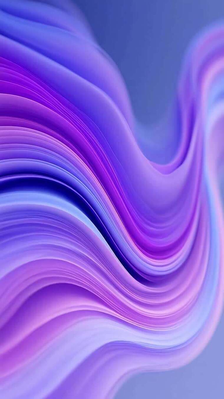 紫色渐变波浪抽象背景素材