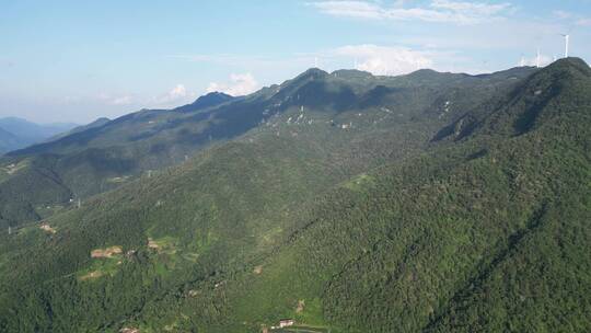 湖北横冲4A景区高山风车航拍