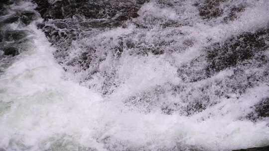 河流慢镜头水流升格山泉水 大自然 清澈溪流