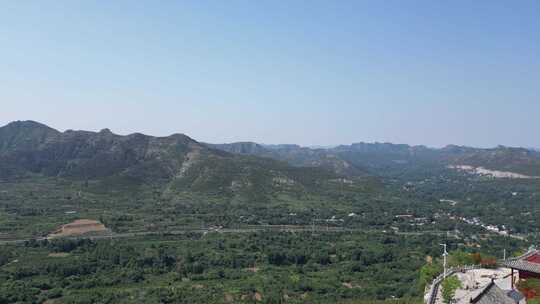 潍坊青州云门山风景区航拍