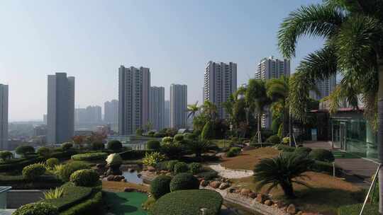 航拍广西北海空中花园高端住宅第四代住宅