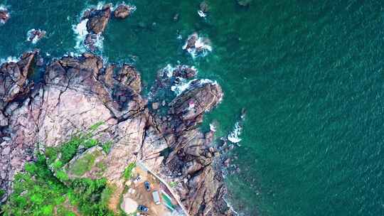 广东阳江海陵岛旅游风光航拍