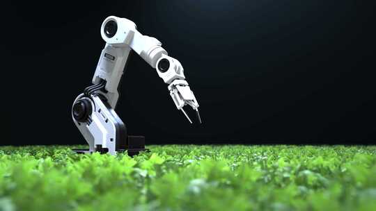 未来科技机器人种植蔬菜