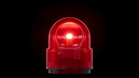 红色闪烁应急灯