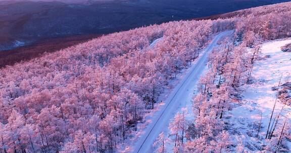 内蒙古大兴安岭冰雪雾凇 童话世界