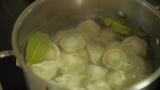 饺子煮水饺冬至水饺过年饺子 、视频素材模板下载