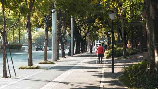 夏日午后城市人文市井生活