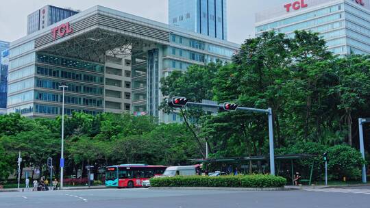 【正版素材】深圳TCL街道路口C0633