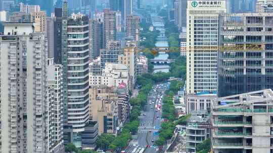 浙江省宁波市老外滩市区城市地标街景风景风