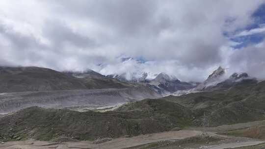 世界第六高峰卓奥友峰航拍