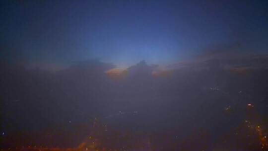 夏天 晚霞 云层 黄昏 日落 天空 海南 空镜