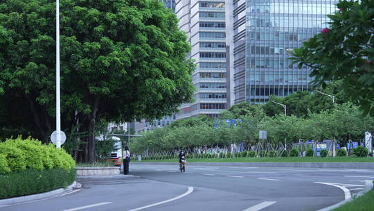 广州华夏路街景视频素材模板下载
