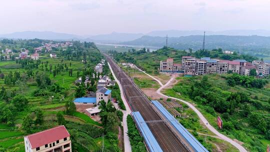 中国乡村高速铁路轨道