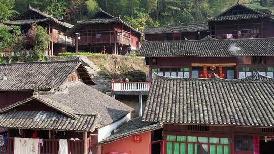 合集土家族土家风情建筑土家吊脚楼中式建筑