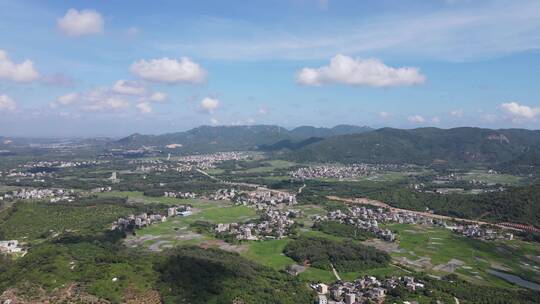 唯美山村航拍