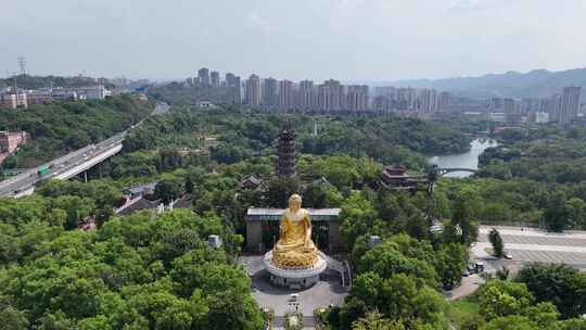 重庆华岩旅游风景区华岩寺航拍