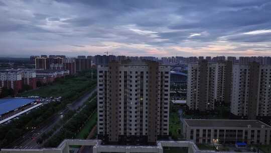 4k航拍高空雨后云层