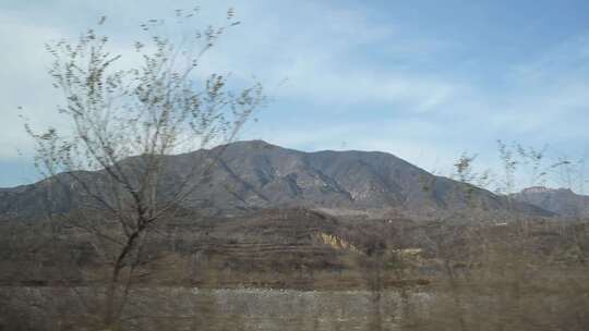 山 天空 高山 白云 行驶 旅游