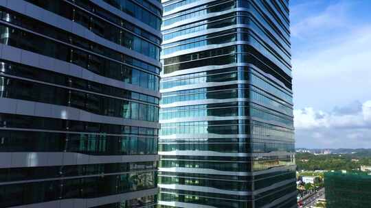 4K深圳观澜龙华都市高端商务高楼大厦视频素材模板下载