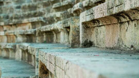 约旦的古罗马剧场遗址视频素材模板下载