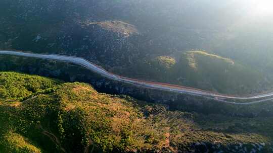 道路 森林 公路 山脉