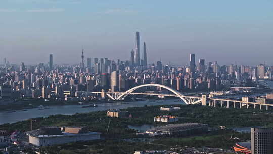 4K上海全景航拍
