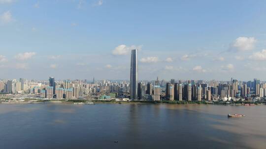 武汉绿地中心第一高楼航拍