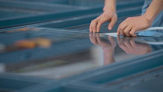 玻璃框视频玻璃幕墙安装玻璃填塞胶条