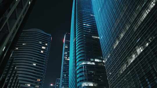 深圳城市高楼夜景办公楼402