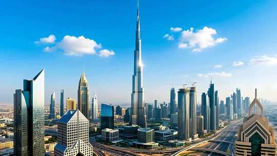 迪拜，奢华与自然的完美和弦4K