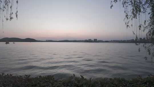 江苏·徐州·云龙湖·波光粼粼的湖面-4K-120帧