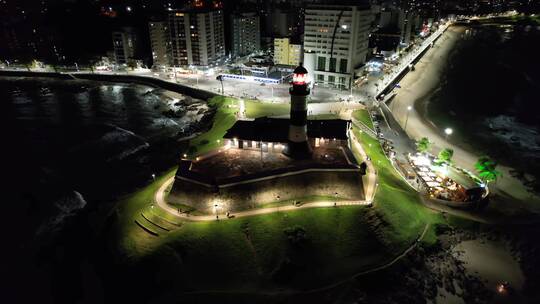 巴西灯塔周边夜景