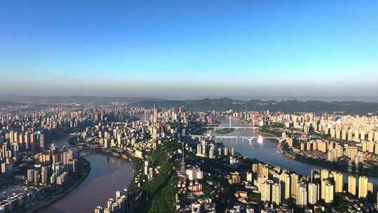 重庆城市全景航拍