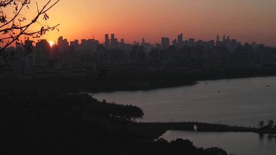 6 杭州 风景 西湖 断桥 日出 城市