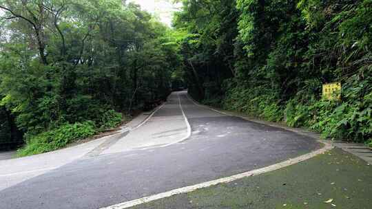 U型弯道路