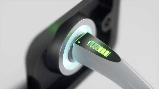 新能源电动汽车充电低碳环保创意动态素材视频素材模板下载