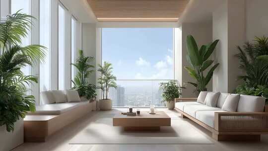 城市高层住宅室内景观设计展示