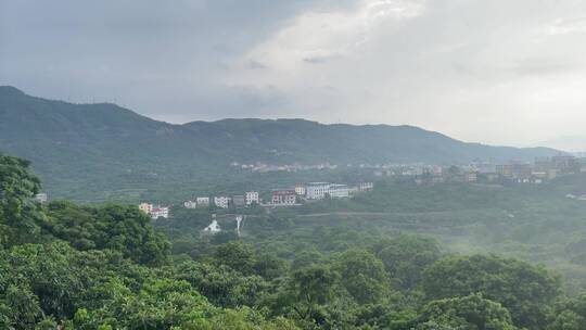 小山村风景4K实拍视频