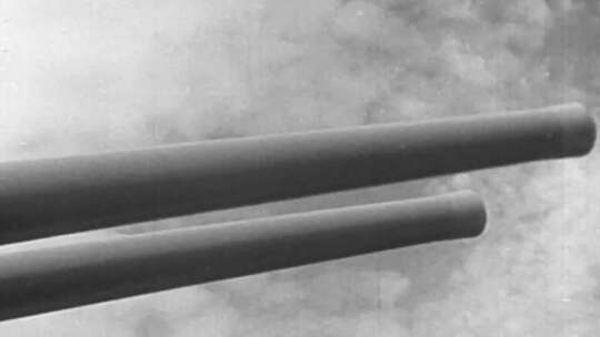 二战 战列舰队编队航行 主炮 海战