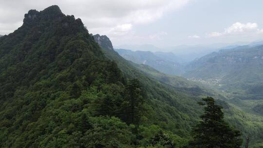 祖国大好河山湖北神农架5A天燕景区