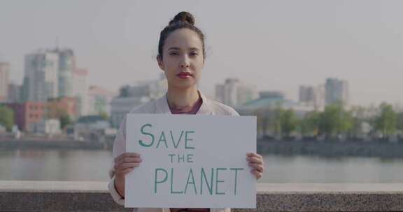 拯救地球，环保意识，讯息，女性