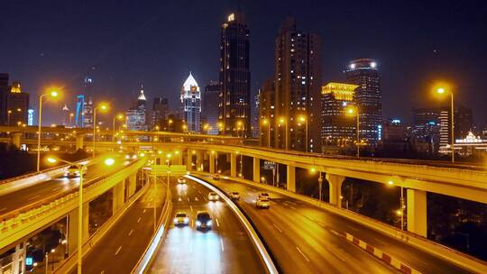 浦西高架夜景