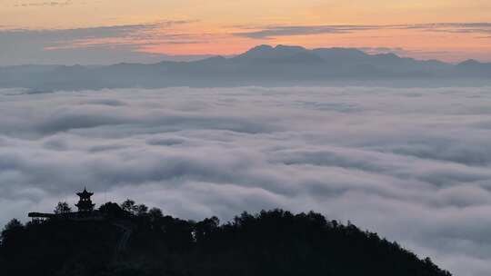 干净空镜广告唯美航拍大景城市山川