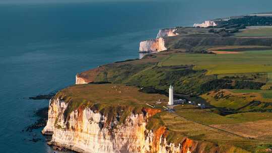 Etretat，诺曼底，海岸，海