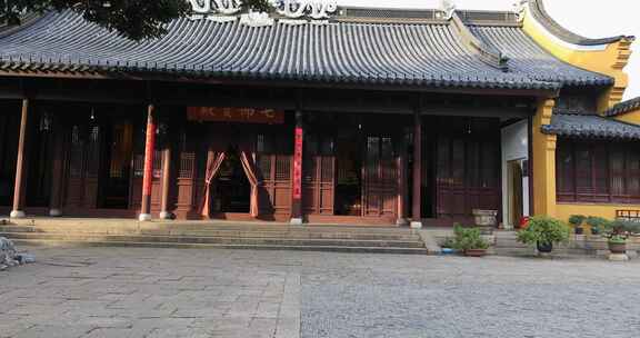 典雅寺院古建筑 苏州北寺塔