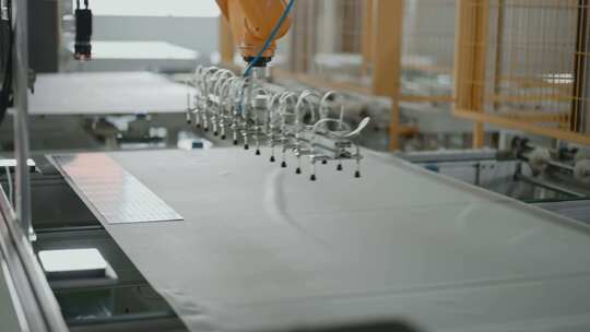 工业制造机器人机械手生产过程