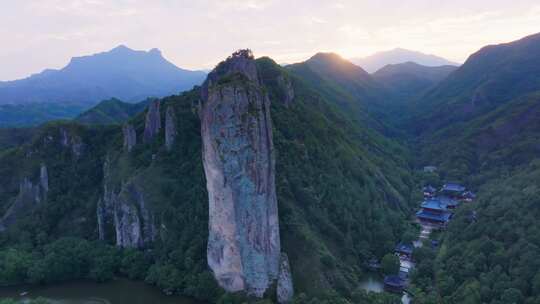 山水江南丽水仙都