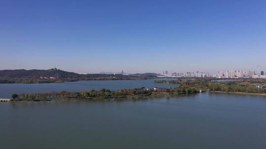 苏州石湖4k航拍空镜