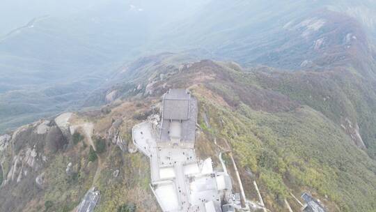 航拍湖南南岳衡山5A景区