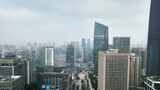 重庆城市风格观音桥商业圈航拍高清在线视频素材下载